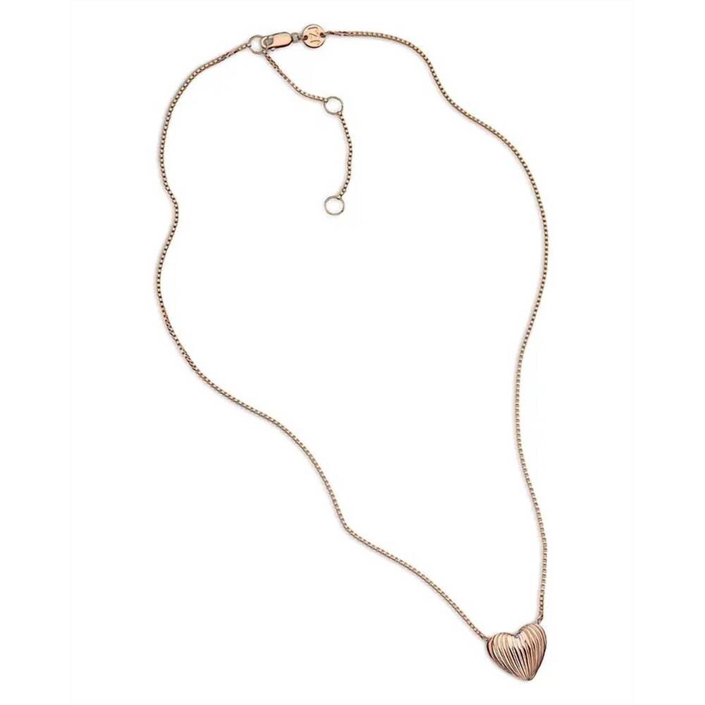 NEW JENNIFER ZEUNER women's chara small heart necklace in gold